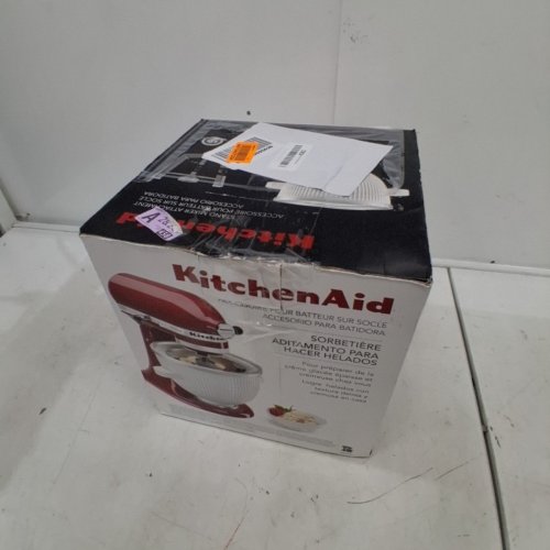 KITCHENAID ICE CREAM MAKER ATTACHMENT SET - 2QT - WHITE (MODEL: KSMICM) image 5