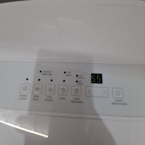 MIDEA ENERGY STAR CERTIFIED DEHUMIDIFIER WITH REUSABLE AIR FILTER AND APP CONTROL - 4,500 SQ.FT - 23.6L - WHITE (MODEL: MAD50C1AWS-A) image 2