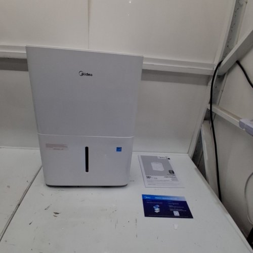 MIDEA ENERGY STAR CERTIFIED DEHUMIDIFIER WITH REUSABLE AIR FILTER AND APP CONTROL - 4,500 SQ.FT - 23.6L - WHITE (MODEL: MAD50C1AWS-A) image 3