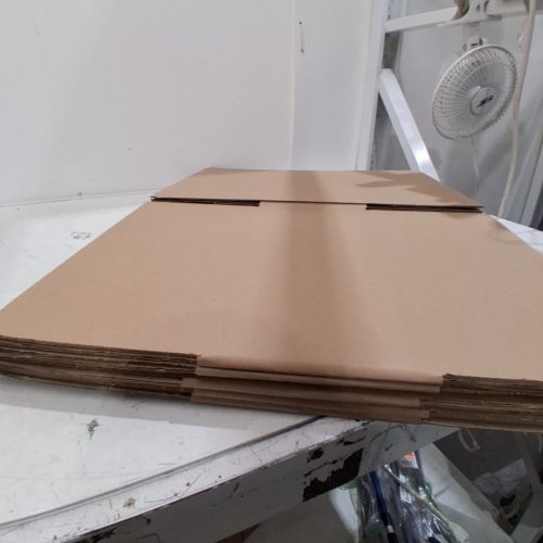 5PK CARDBOARD SHIPPING BOX -12" x 12" x 4" - BROWN image 4