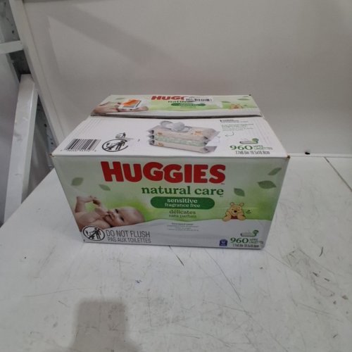 960PK HUGGIES NATURAL CARE SENSITIVE UNSCENTED BABY WIPES - 15 X 64PK (960PK TOTAL) - WINNIE THE POOH image 3