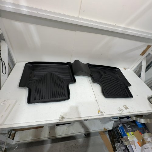 3PC HUSKY LINERS WEATHERBEATER FLOOR MATS - FITS 2018-2025 VOLKSWAGEN ATLAS; 2020-2025 VOLKSWAGEN ATLAS CROSS SPORT - BLACK (STYLE: 95661) image 4