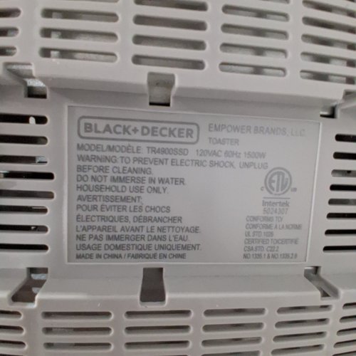BLACK + DECKER 4 SLICE TOASTER STAINLESS STEEL (MODEL: TR4900SSD) image 5