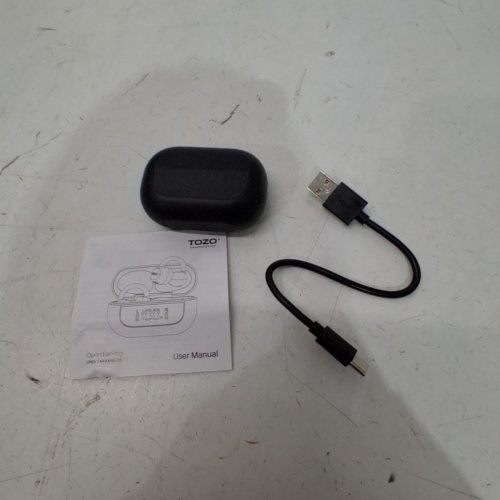TOZO BLUETOOTH OPENEARRING EARBUDS - BLACK (MODEL: T13064) image 4