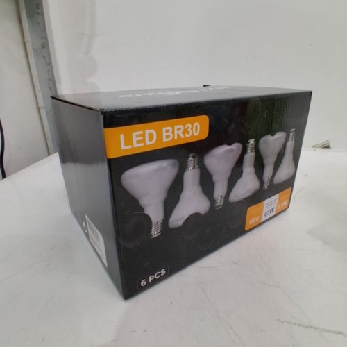 6PK SHINESTAR LED BR30 LIGHT BULBS - 650 LM - 6.5W - 2700 K - WARM WHITE image 2