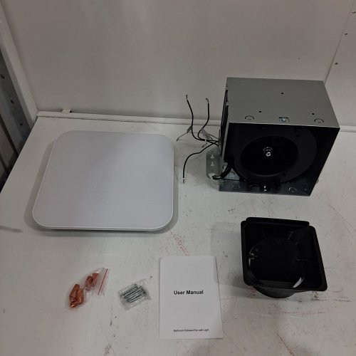 FITOP BATHROOM EXHAUST FAN WITH LIGHT - 110CFM - 43W - 1200LM - WHITE - (MODEL:‎BPT13B-110L13) image 2