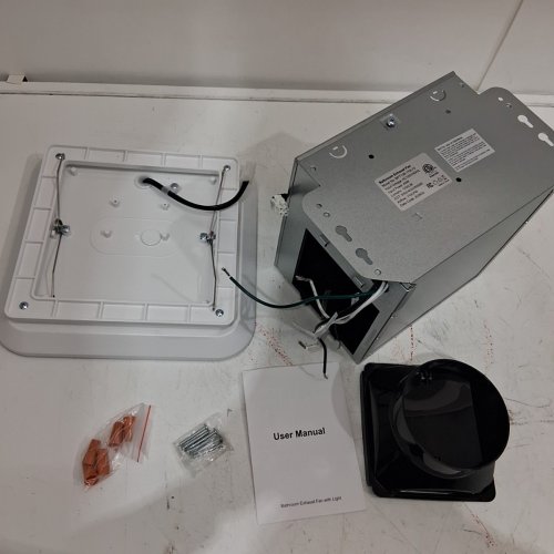 FITOP BATHROOM EXHAUST FAN WITH LIGHT - 110CFM - 43W - 1200LM - WHITE - (MODEL:‎BPT13B-110L13) image 3