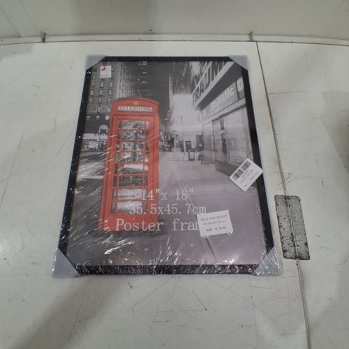 GIFTGARDEN POSTER/PICTURE FRAME WITH PLEXIGLASS - 14" X 18" - BLACK (MODEL: GG2307001) image 2