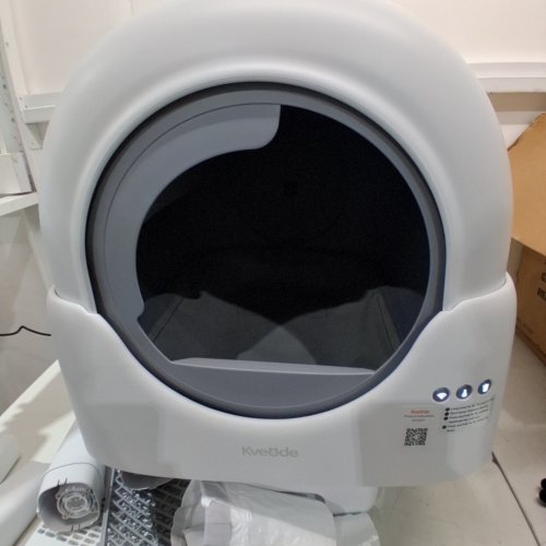 MULTI-CAT SELF CLEANING LITTER BOX WITH ODOR CONTROL & AUTO CLEAN - WHITE image 3
