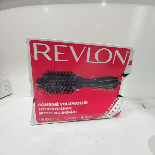 REVLON ONE-STEP CERAMIC HAIR DRYER & VOLUMIZER BRUSH - PINK/BLACK (MODEL: RVDR5222F) image 5