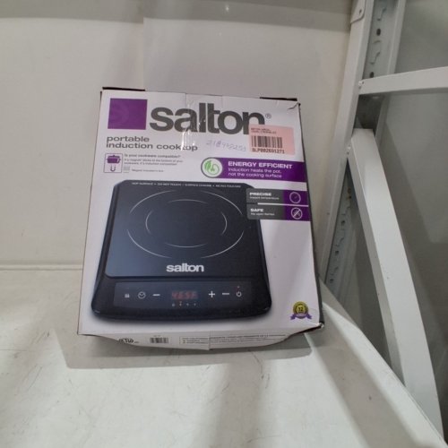 SALTON PORTABLE INDUCTION COOKTOP - BLACK - (ID1948) image 5