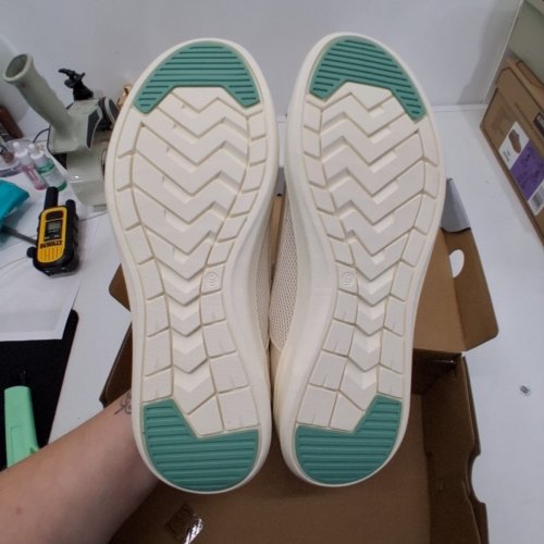 WOMEN'S HURLEY CASTAIC SNEAKER - SIZE 9 - BEIGE/GREEN (STYLE: 5566709) image 3