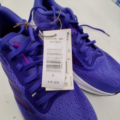ADULTS ADIDAS ATHLETIC SHOES - SIZE 8 - PURPLE image 2