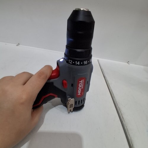 HYPER TOUGH CORDLESS DRILL DRIVER - 12V - BLACK/GREY/RED (MODEL: 99303) image 2
