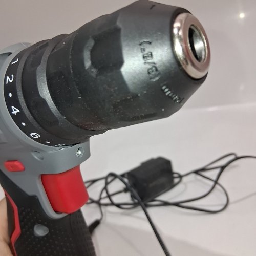 HYPER TOUGH CORDLESS DRILL DRIVER - 12V - BLACK/GREY/RED (MODEL: 99303) image 7