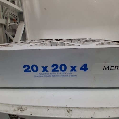 4PK MERV 8 PLEATED AIR FILTERS - 20 X 20 X 4 - WHITE image 2
