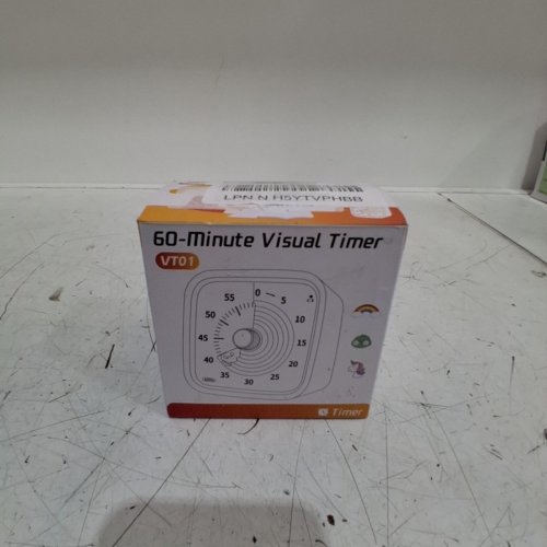 YUNBAOIT VISUAL 60 MINUTE COUNTDOWN TIMER WITH NIGHTLIGHT - BLUE RAINBOW (MODEL:VT01) image 3