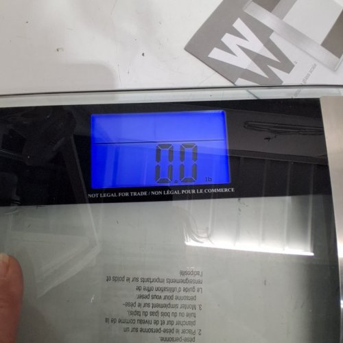 CONAIR WEIGHT WATCHERS BODY ANALYSIS GLASS SCALE - BLACK/SILVER (MODEL: WW52C) image 2