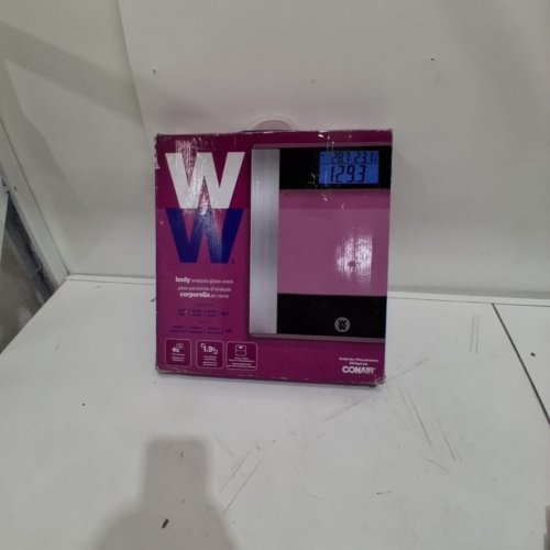 CONAIR WEIGHT WATCHERS BODY ANALYSIS GLASS SCALE - BLACK/SILVER (MODEL: WW52C) image 6