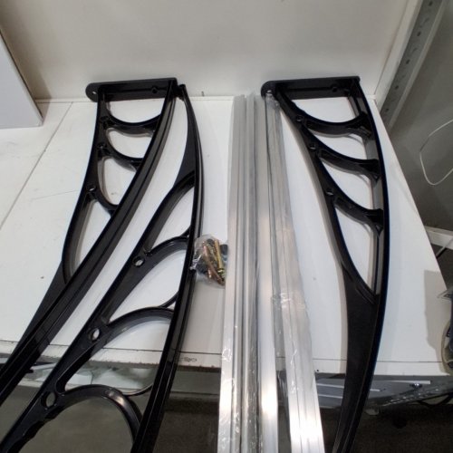 GARVEE CLEAR POLYCARBONATE DOOR AWNING CANOPY - 40" X 80" - CLEAR (MODEL: PPG_34J4AXCD) image 4