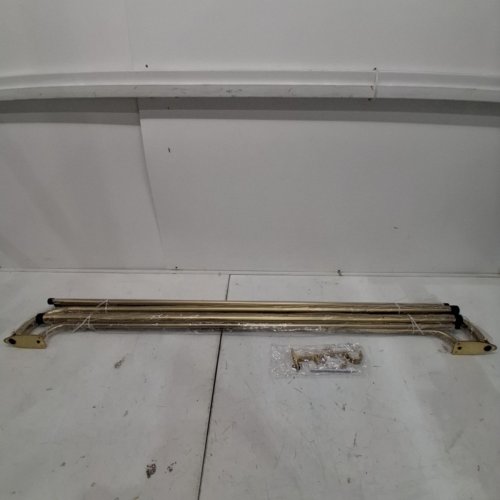 ANTIQUE GOLD DOUBLE CURTAIN RODS WITH WRAP AROUND DESIGN - 84" - 120" - ANTIQUE GOLD image 2