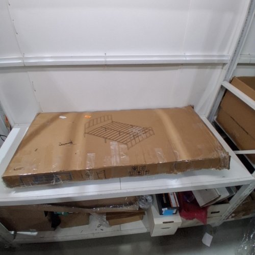 AMAZON BASICS SMART BOX SPRING BED BASE - TWIN xl - 5" - BLACK / WHITE image 2