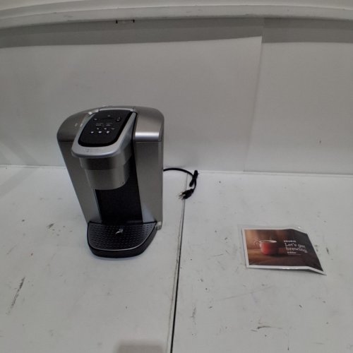 KEURIG K-ELITE SINGLE SERVE K-CUP COFFEE MAKER WITH ICED BREW FUNCTION - 75OZ. RESERVOIR - BLACK/BRUSHED SILVER (MODEL: K90) image 3