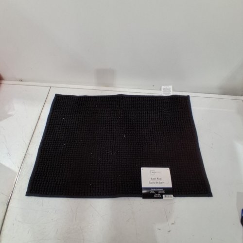 MAINSTAYS NOODLE BATH RUG - 17" X 24" - BLACK image 2