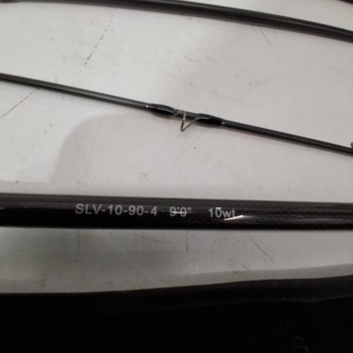 4PC OKUMA SLV FLY FISHING ROD WITH PORTABLE SLEEVE BAG - 9FT - BLACK image 3