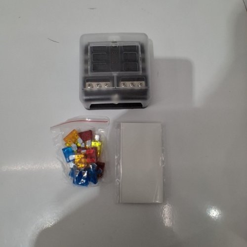 UCKASAYFY 6-WAY FUSE BOX - 12V TO 32V - BLACK image 2