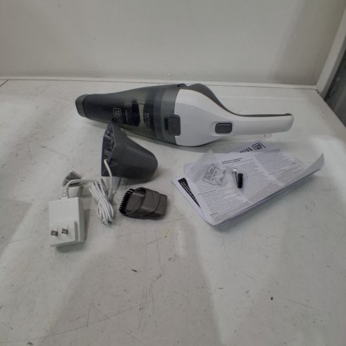BLACK+DECKER DUSTBUSTER QUICK-CLEAN CORDLESS/RECHARGEABLE HANDHELD VACUUM CLEANER - WHITE/GREY (MODEL: HNVC215B10) image 3