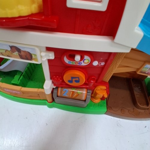 FISHER-PRICE LITTLE PEOPLE TODDLER TOY CARING FUN ANIMAL FARM PLAYSET - AGES 1+ - MULTICOLOR (MODEL: JNB87-9564) image 2