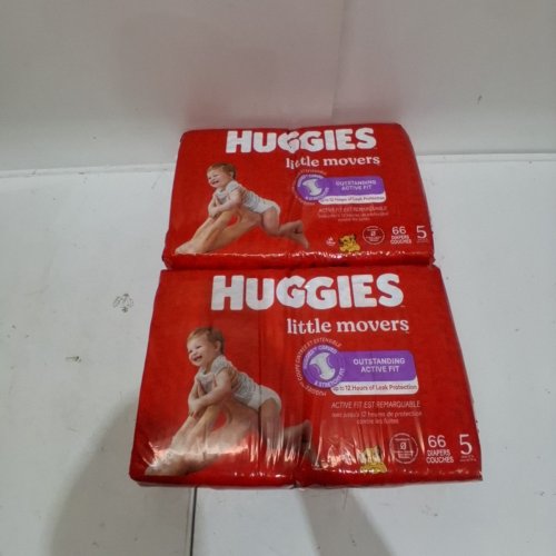 132PK HUGGIES® LITTLE MOVERS DIAPERS - SIZE 5 - LION KING image 2