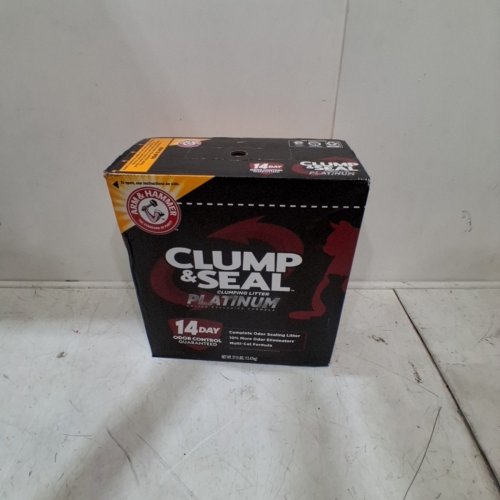 ARM & HAMMER CLUMP AND SEAL PLATINUM MULTI-CAT 14 DAY ODOR CONTROL CAT LITTER - 27.5LBS image 2
