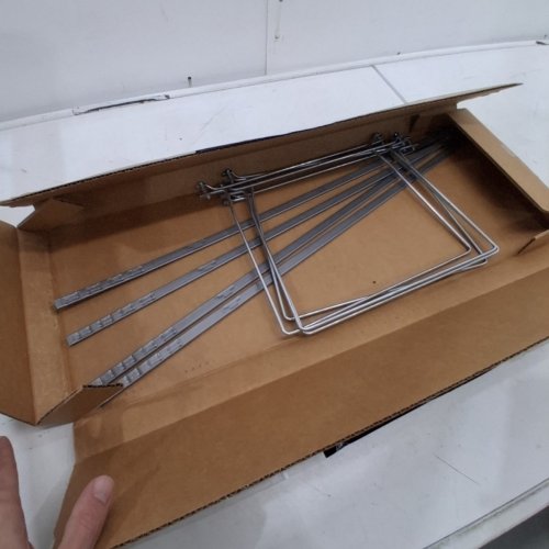 2PK SMEAD HANGING METAL FOLDER FRAMES - GREY (MODEL: 64872) image 2