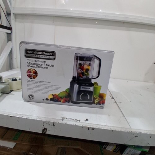 HAMILTON BEACH PROFESSIONAL QUIET SHIELD 1500W BLENDER - STAINLESS STEEL - (58870) image 5