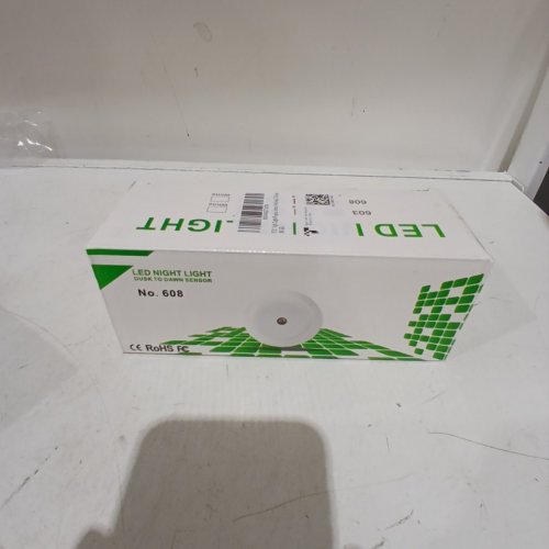 6PK LED PLUG-IN NIGHT LIGHT - DUSK TO DAWN SENSOR - WHITE (MODEL: 608) image 3