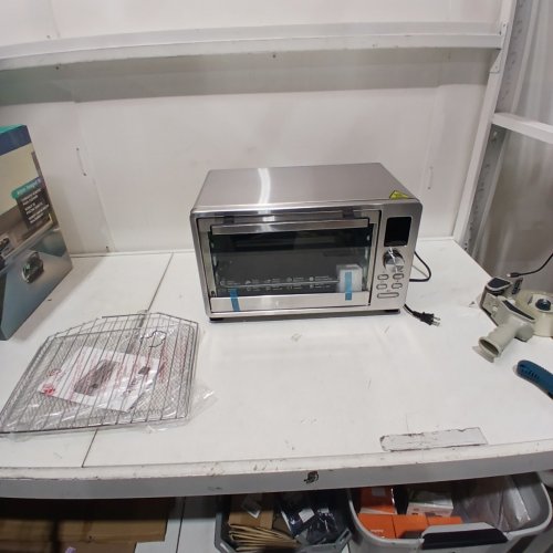 SALTON 8-IN-1 CONVECTIVFRY DIGITAL TOASTER OVEN- 23 LITRES-SILVER-(MODEL:‎TO2142SS) image 3