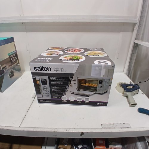 SALTON 8-IN-1 CONVECTIVFRY DIGITAL TOASTER OVEN- 23 LITRES-SILVER-(MODEL:‎TO2142SS) image 5