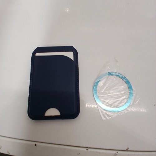 AMZPAY MAGNETIC MAGSAGE RFID BLOCKING WALLET MONEY CLIP - BLUE image 2