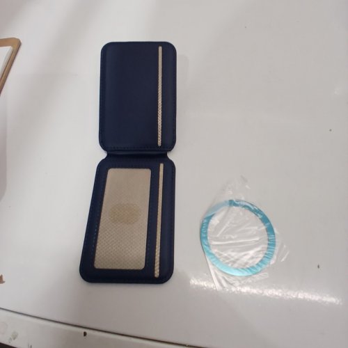 AMZPAY MAGNETIC MAGSAGE RFID BLOCKING WALLET MONEY CLIP - BLUE image 3