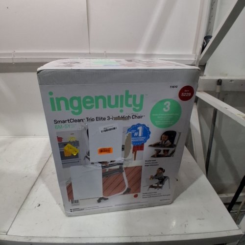 INGENUITY SMARTCLEAN TRIO ELITE 3-IN-1 HIGH CHAIR - SLATE (MODEL: 5229 / 11610) image 2