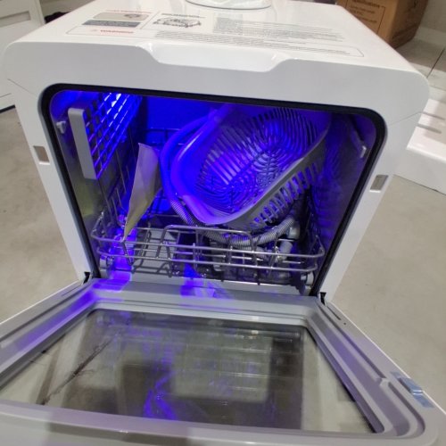 SEAGTOMPORTABLE COUNTERTOP MINI APARTMENT DISHWASHER - WHITE/BLACK (MODEL: TDQR09) image 2