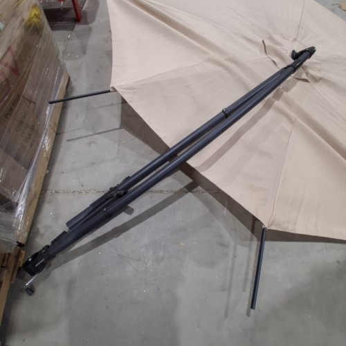 COSTWAY 8-RIB PARASOL UMBRELLA - 10FT - BEIGE (MODEL: OP70753BE) image 10