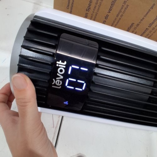 LEVOIT CLASSIC SMART TOWER OSCILLATING FAN WITH 24 HOUR TIMER - 36" - BLACK/WHITE (MODEL: LTF-F362-WCA) image 2