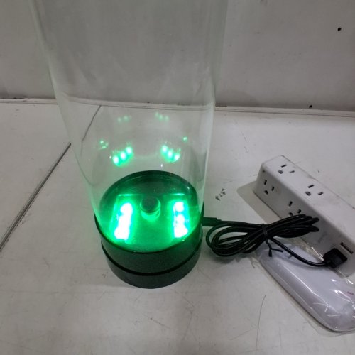 SENCU SENSORY BUBBLE FISH LAMP WITH REMOTE CONTROL - 11.35" H - BLACK image 2