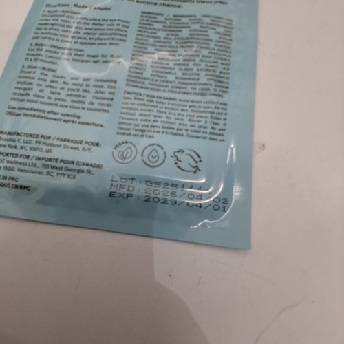 8PR GRACE & STELLA ILLUMINATING EYE MASKS - A DREAM COME BLUE image 3