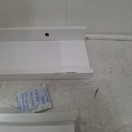 3PC FUN MEMORIES FLOATING SHELVES - 39" - WHITE image 4