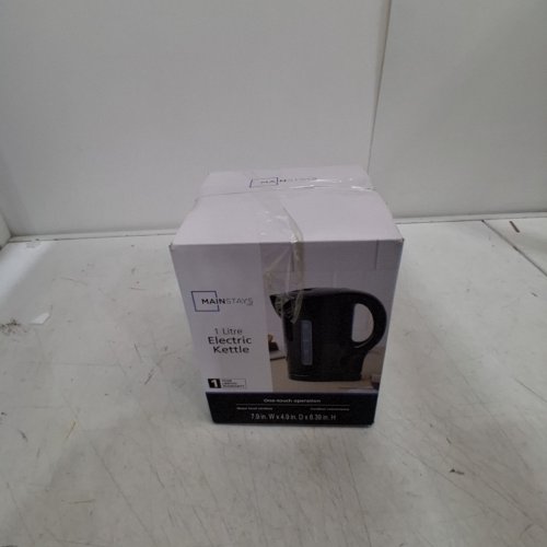 MAINSTAYS PLASTIC ELECTRIC COUNTERTOP KETTLE - 1L - BLACK - (MODEL: WJK836) image 5