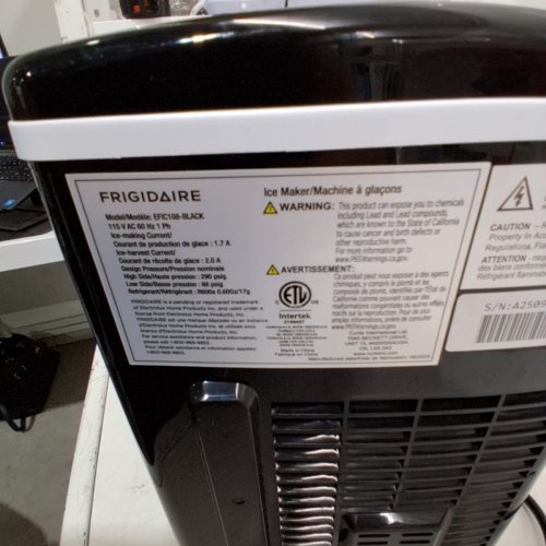 FRIGIDAIRE ICE MAKER MACHINE - MAKES UP TO 26LBS/DAY - BLACK (MODEL: EFIC108-BLACK) image 7
